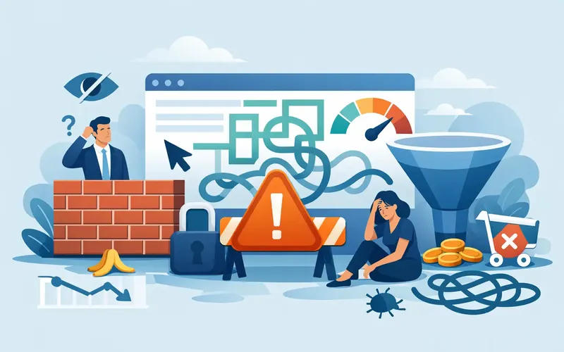 7 Website Conversion Hindernisse erkennen