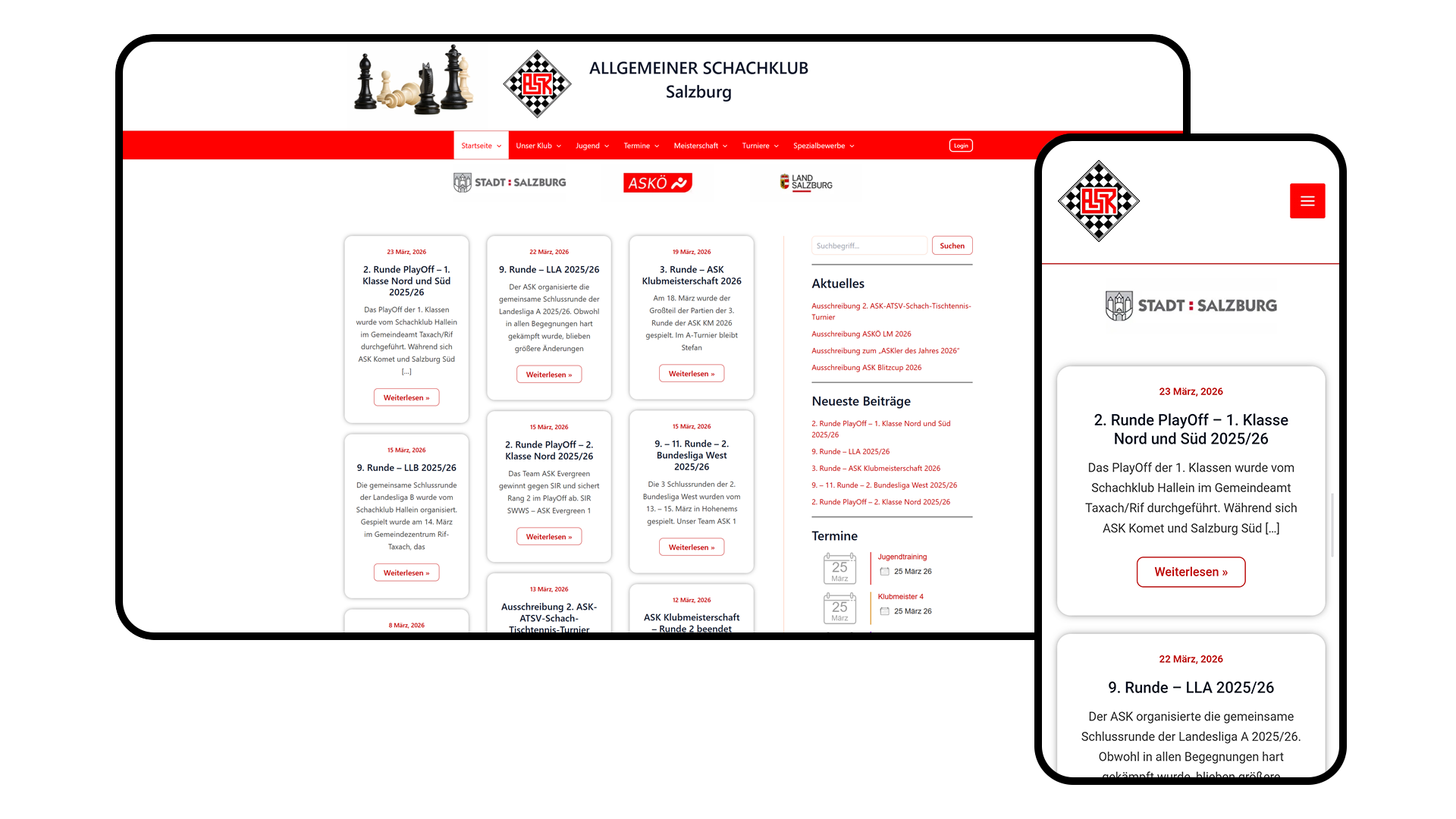 ASK Salzburg Website