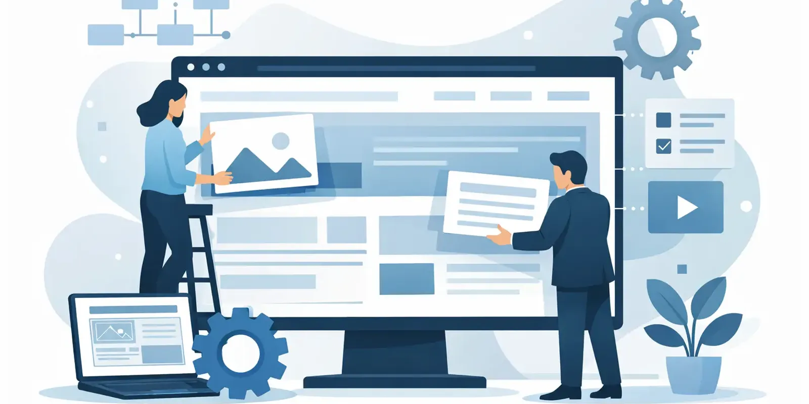 Illustration für den Artikel "Business Website strukturieren lassen"