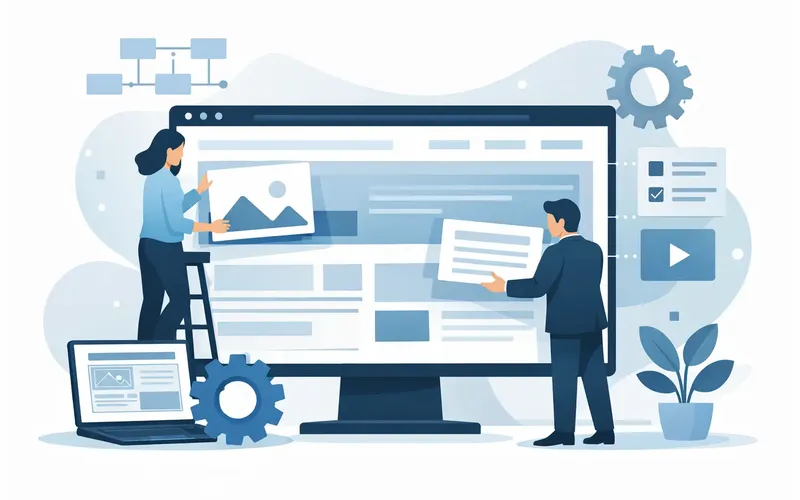 Illustration für den Artikel "Business Website strukturieren lassen"