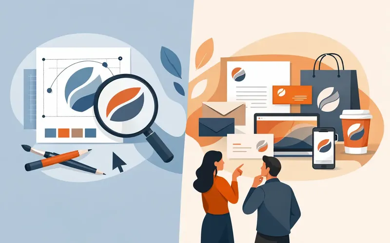Illustration für den Artikel "Logo oder kompletter Markenauftritt?"