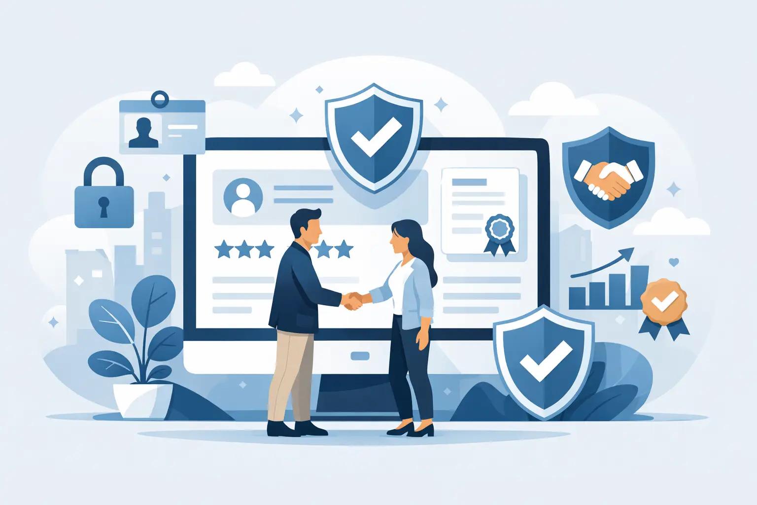 Beste Website-Elemente für Vertrauen