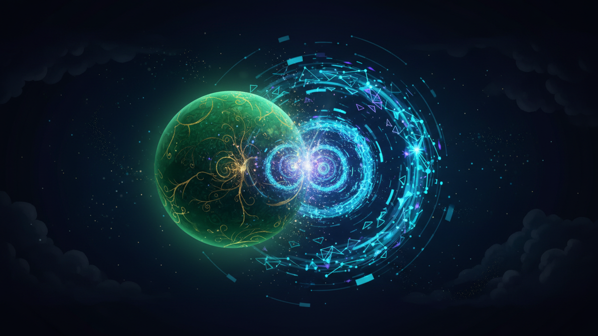 Taurus Gemini compatibility as a grounded green star meeting a fast golden air current