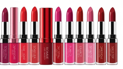 Scorpio love horoscope with glowing scorpion constellation in deep red and purple cosmic scene