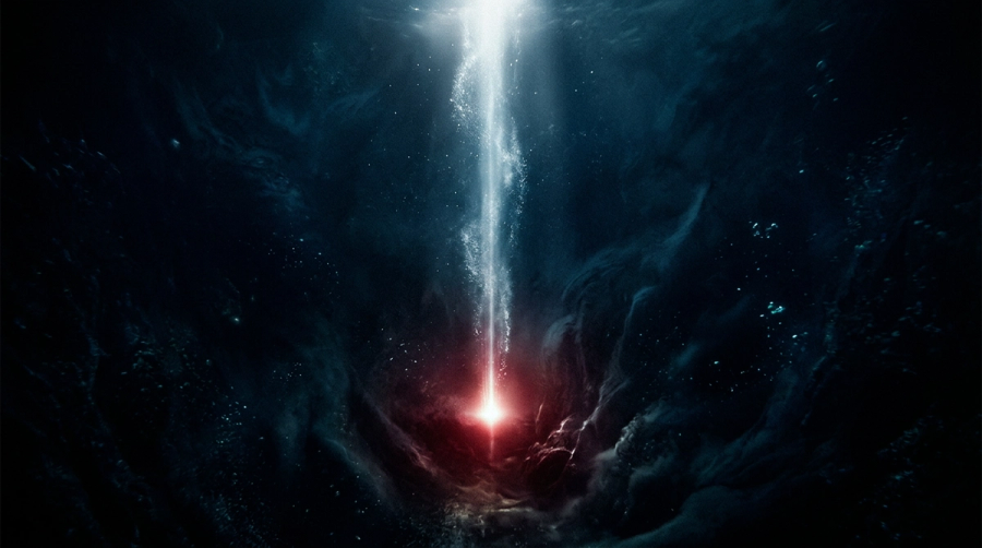 Scorpio man emotional depth — single light in ocean darkness representing his intensity and capacity for transformation