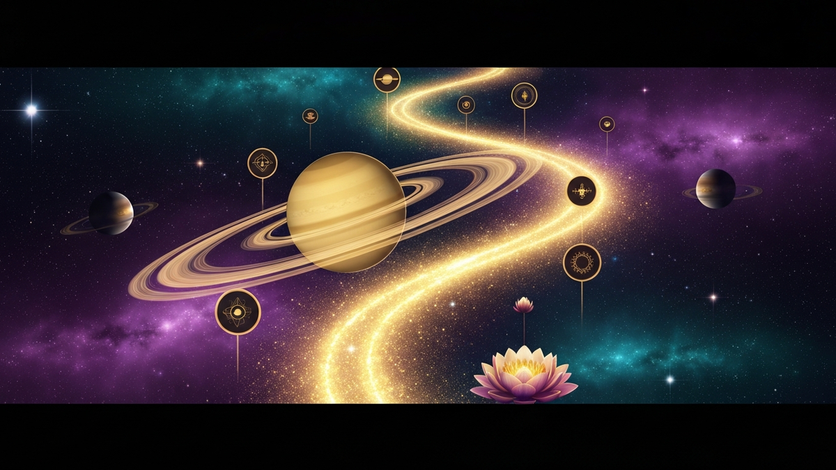 Кармический гороскоп - путь души через космическое пространство