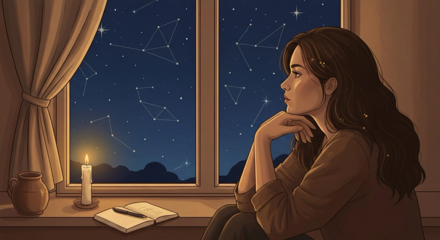 Женщина в размышлениях о кармических отношениях - самоанализ и осознанность