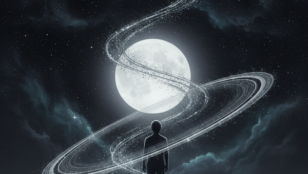 Человек с кольцами Сатурна, одиночество, трансформация, кармический урок