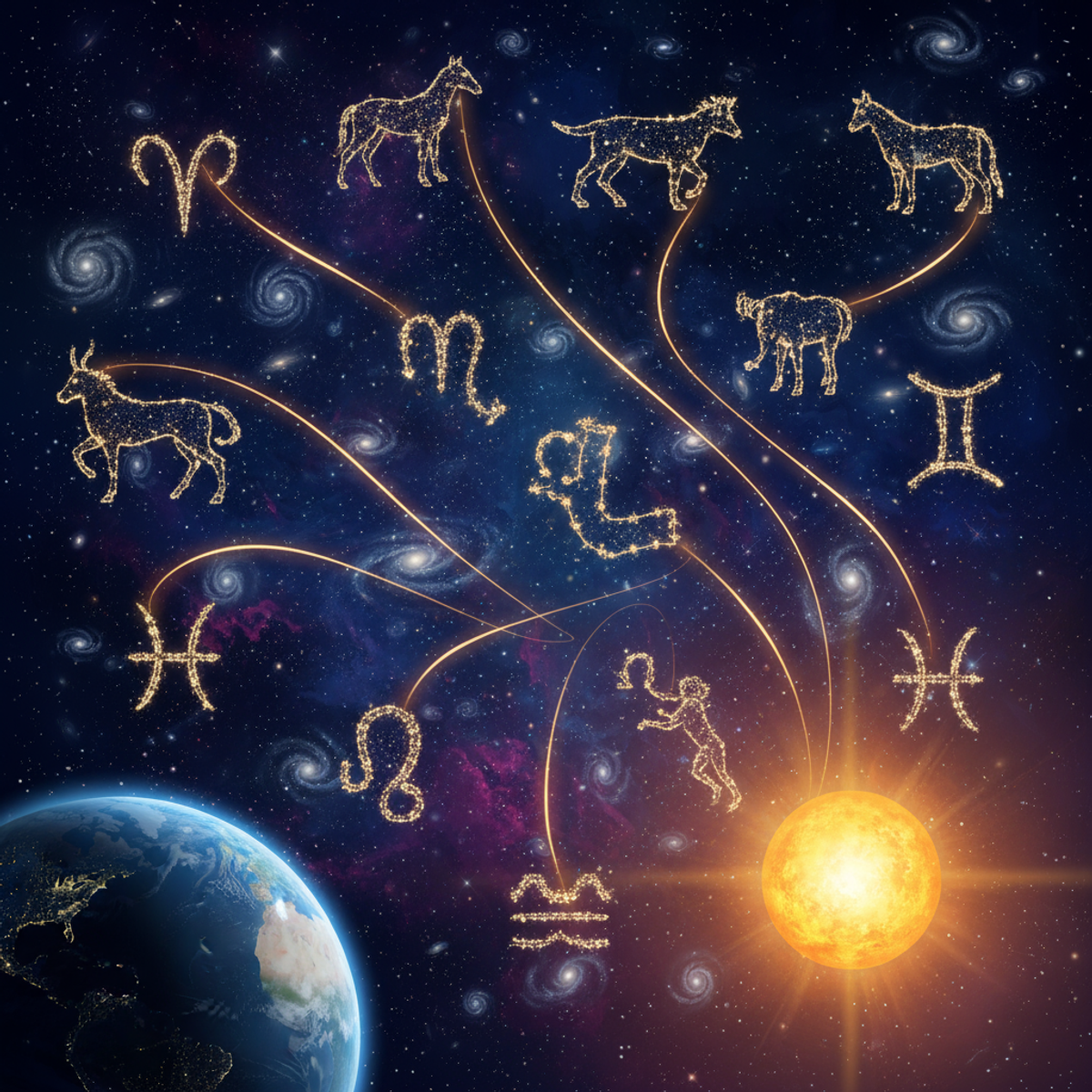 Detailed natal chart wheel]