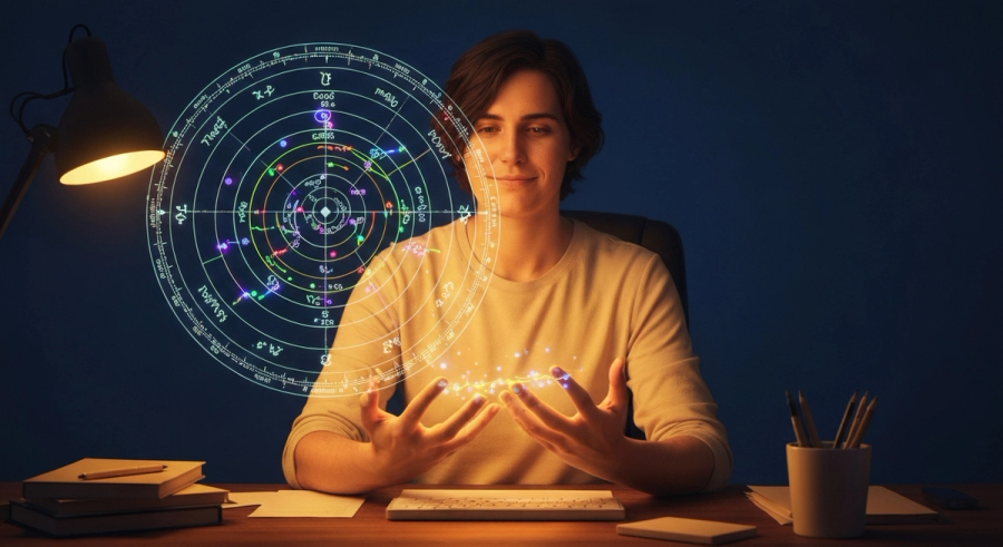 Персональный анализ натальной карты - голографическая проекция карты рождения