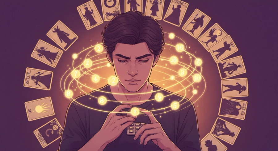 Расчёт аркана по дате рождения - цифры и силуэты карт старших арканов