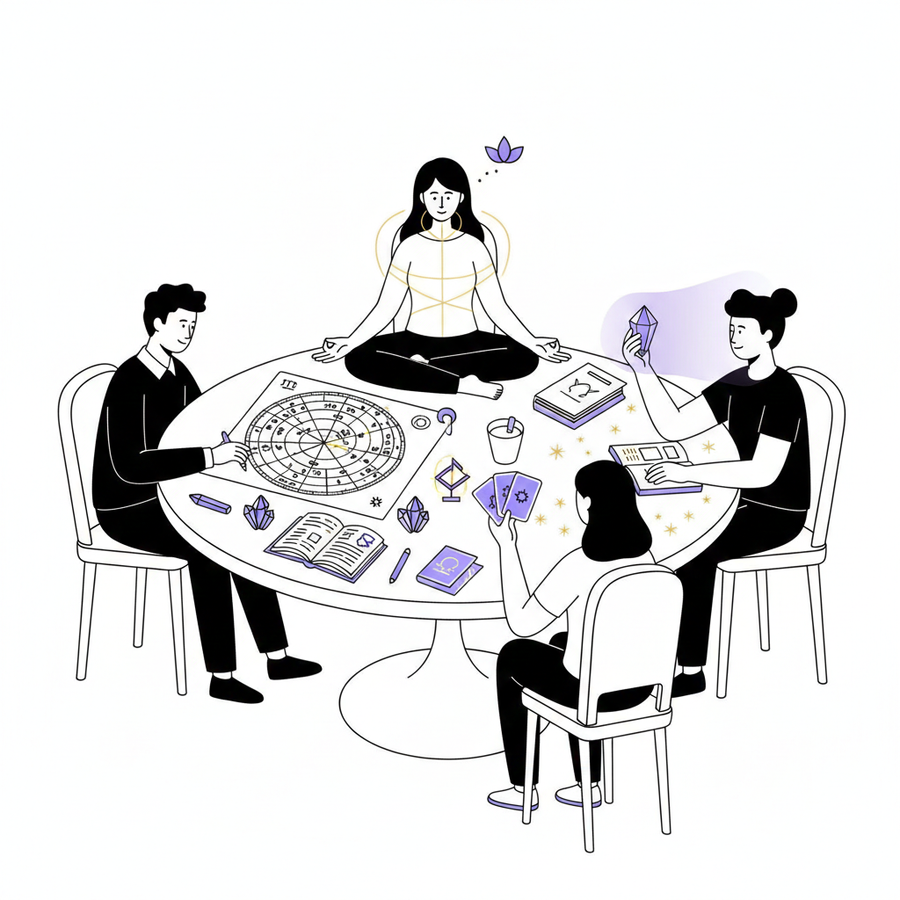 Разные люди занимаются разными эзотерическими и астрологическими практиками