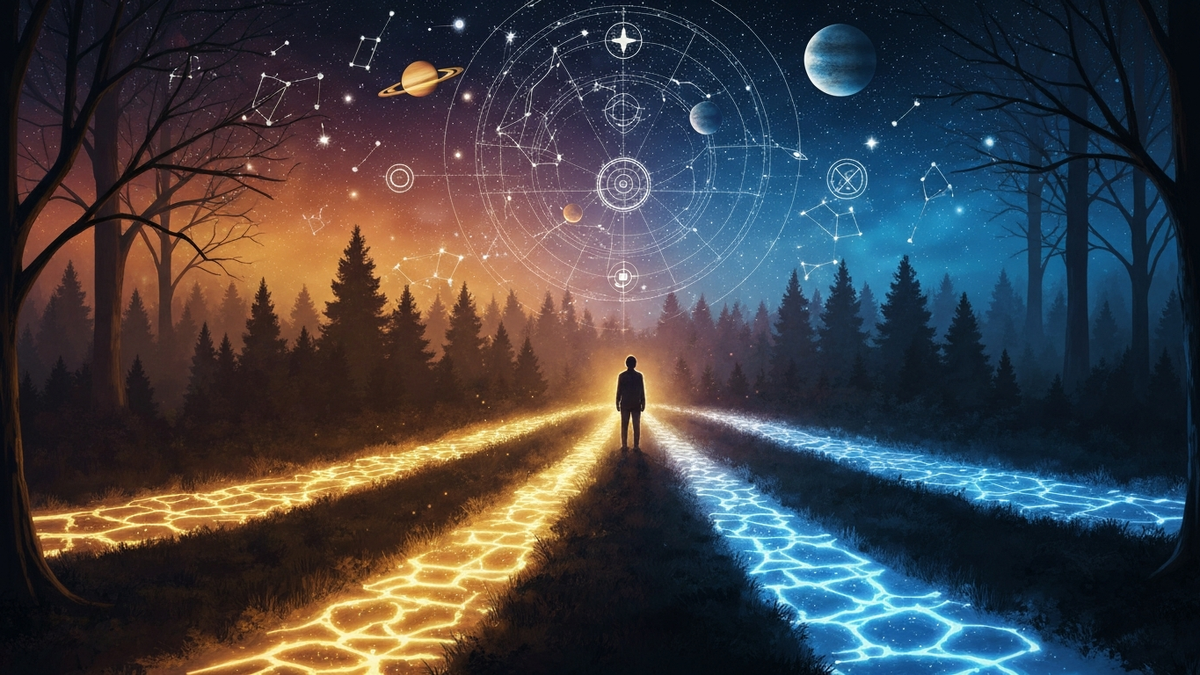 Судьба по дате рождения - человек на перекрёстке жизненных путей под космическим небом