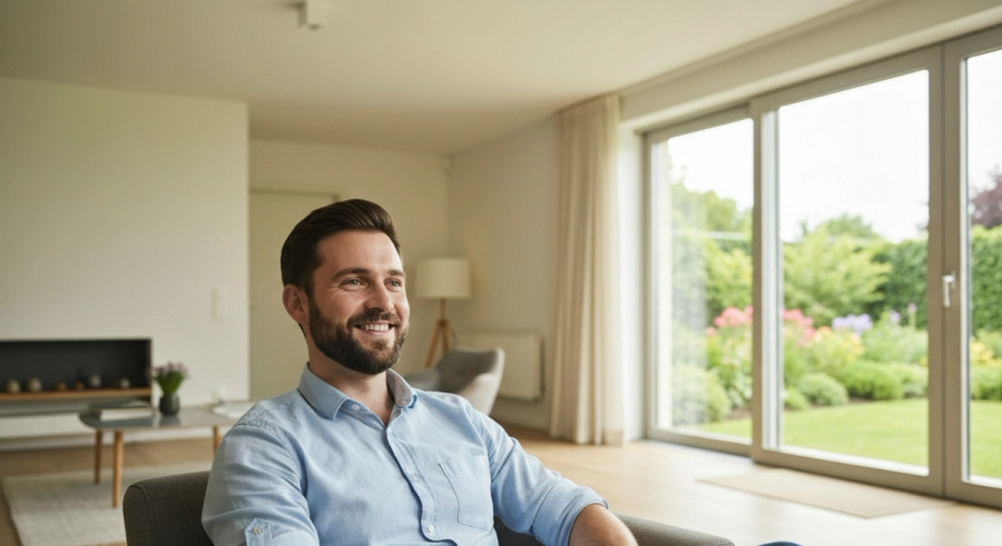 Человек за ноутбуком в период ретроградного Меркурия - влияние на коммуникацию и технику
