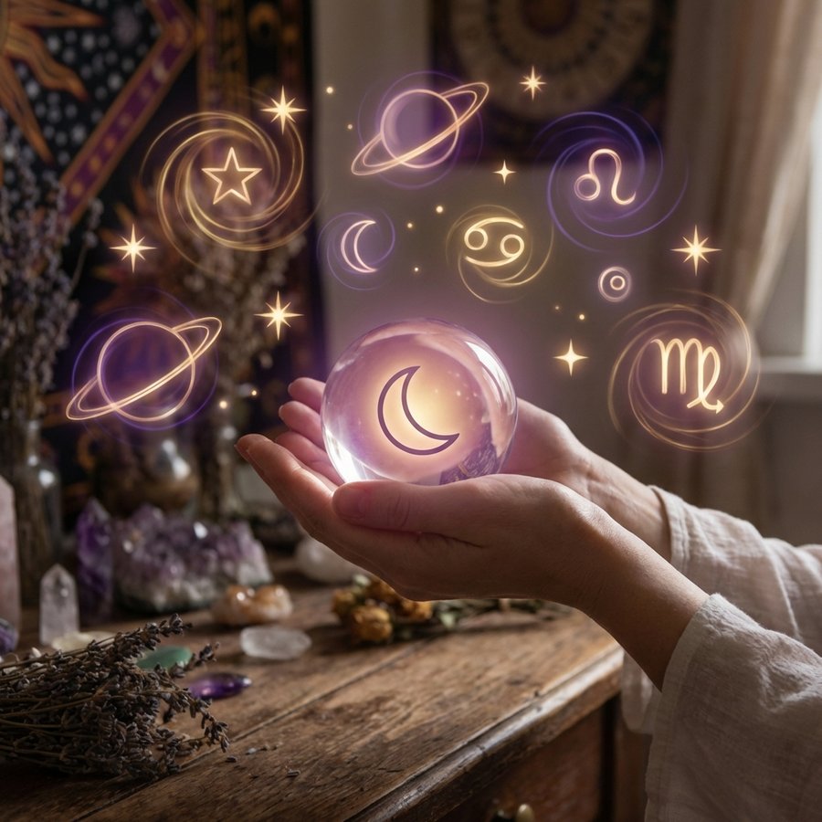 Символ внутренней работы над одиночеством через понимание натальной карты