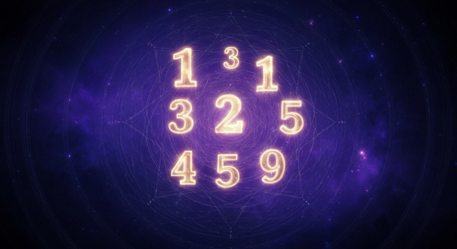 Золотые числа от 1 до 9 в космической туманности - значение чисел в нумерологии