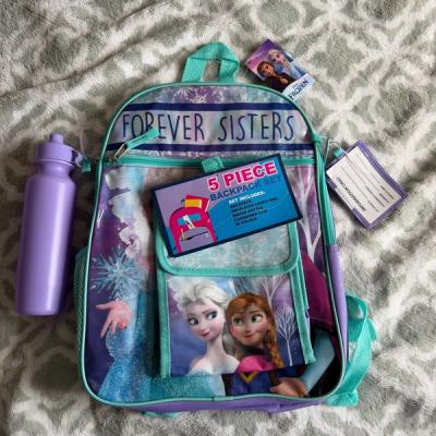 Disney Frozen Forever Sisters 5 Piece Backpack Set