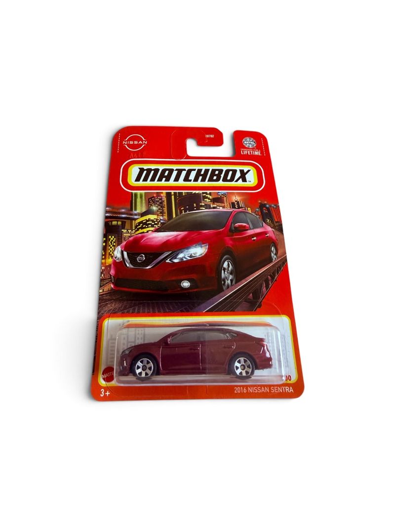 Matchbox 2016 Nissan Sentra Rojo Escala