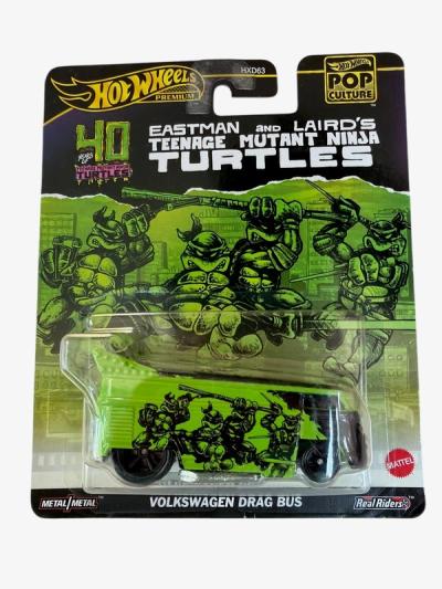 Hot Wheels Premium Pop Culture Volkswagen Drag Bus Teenage Mutant Ninja Turtles