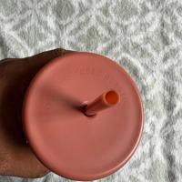 Vaso térmico de acero inoxidable reciclado con popote