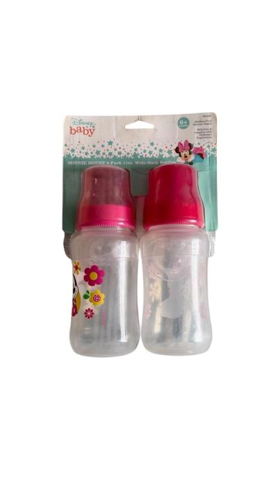 Set de 2 Mamaderas Anchas Minnie Mouse Disney Baby 11 oz