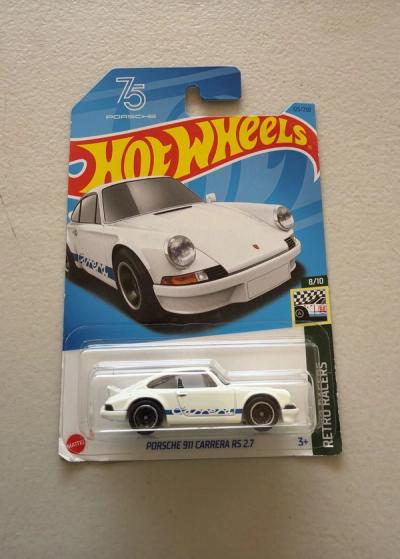 Hot Wheels Porsche 911 Carrera RS 2.7 Retro Racers Blanco