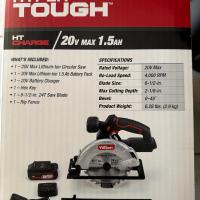 Hyper Tough 6-1/2-Inch Cordless Circular Saw 20V Max 1.5Ah