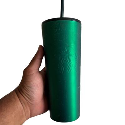 Termo de Acero Inoxidable Starbucks Verde con Popote