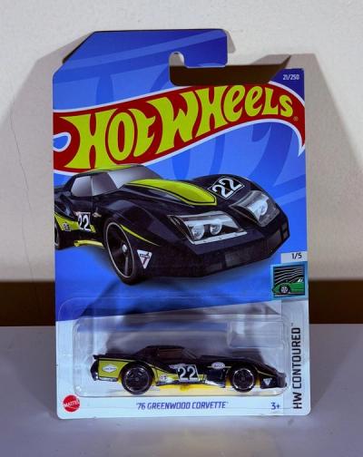 Hot Wheels '76 Greenwood Corvette HW Contoured