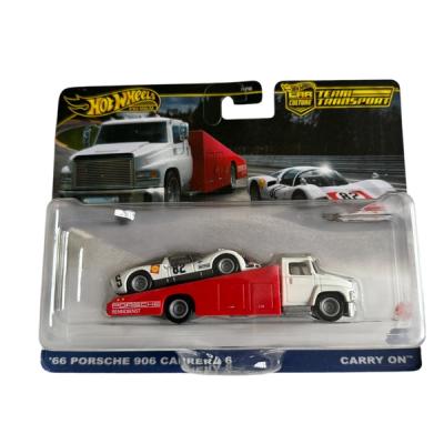 Hot Wheels Team Transport '66 Porsche 906 Carrera 6 y Carry On