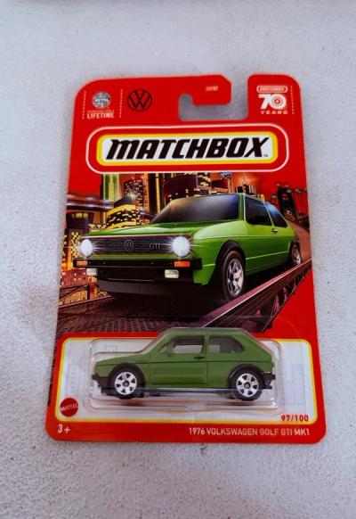 Matchbox 1976 Volkswagen Golf GTI MK1 Verde - Edición 70 Years