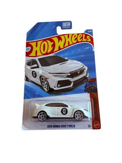 Hot Wheels 2018 Honda Civic Type R Nightspeed Blanco 11/250