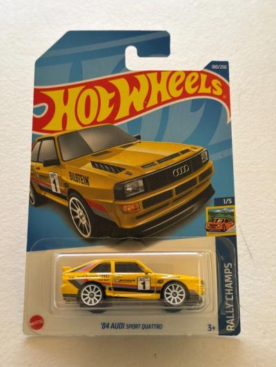 Hot Wheels '84 Audi Sport Quattro Rally Champs