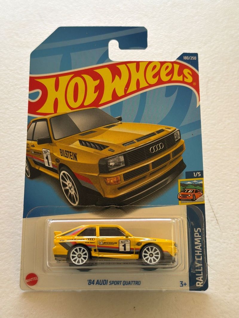 Hot Wheels '84 Audi Sport Quattro Rally Champs