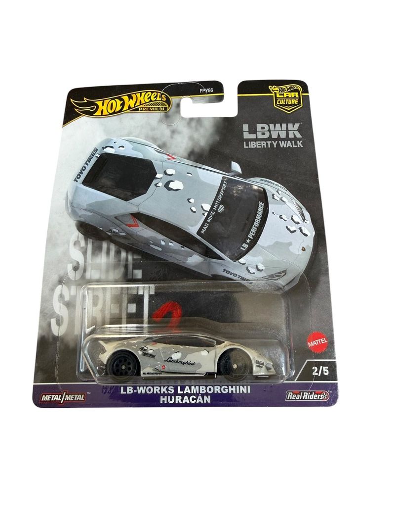 Hot Wheels Premium LB-Works Lamborghini Huracán Slide Street