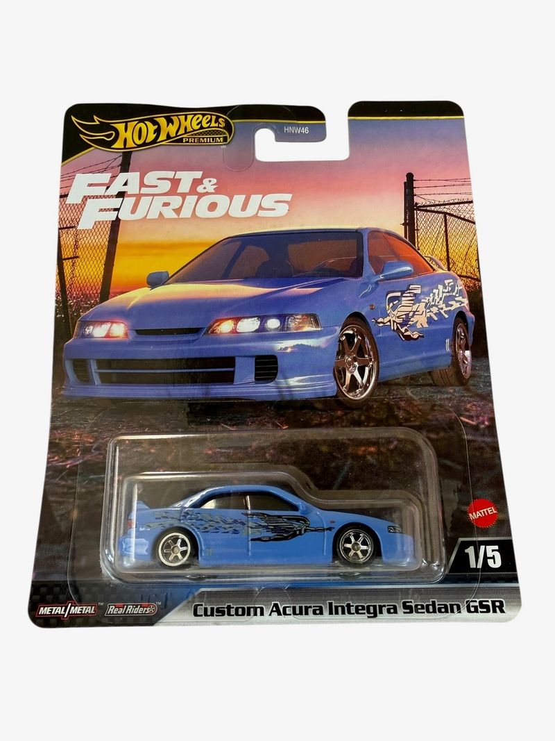Hot Wheels Premium Fast & Furious Custom Acura Integra Sedan GSR