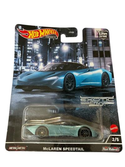 Hot Wheels Premium McLaren Speedtail Exotic Envy