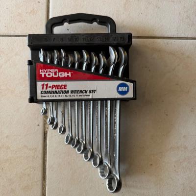 Hyper Tough 11-Piece Combination Wrench Set MM