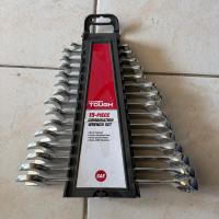 Hyper Tough 15-Piece Combination Wrench Set SAE