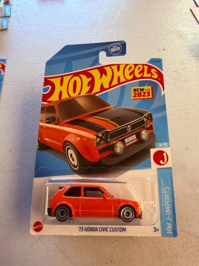 Hot Wheels '73 Honda Civic Custom HW J-Imports 2023