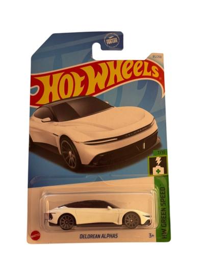 Hot Wheels DeLorean Alpha5 HW Green Speed