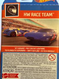 Hot Wheels HW Race Team Pack 5 Carros Diecast