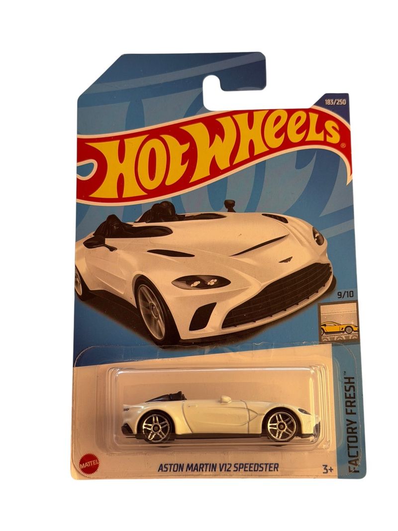 Hot Wheels Aston Martin V12 Speedster Factory Fresh 183/250 9/10