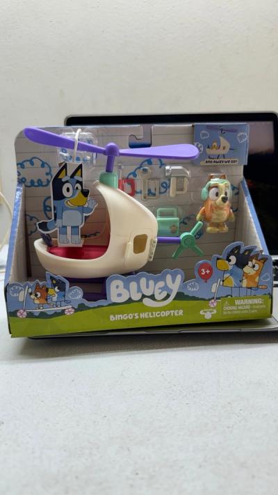 Bluey Helicoptero de Bingo con Figura