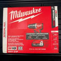 Milwaukee M18 Compact Brushless 1/2 Drill/Driver Kit 3601-21P