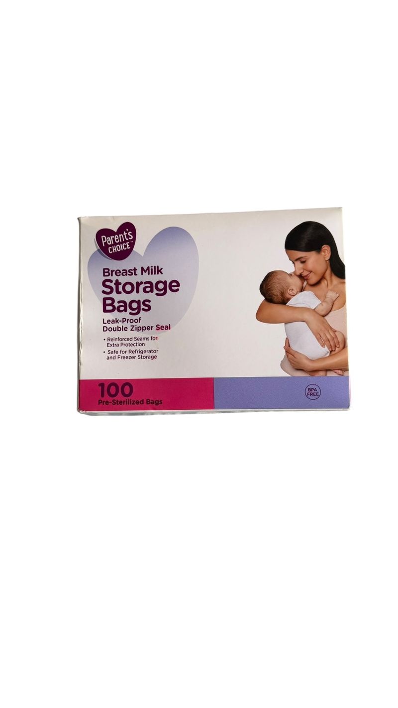 Bolsas de Almacenamiento de Leche Materna Parent's Choice 100 Unidades