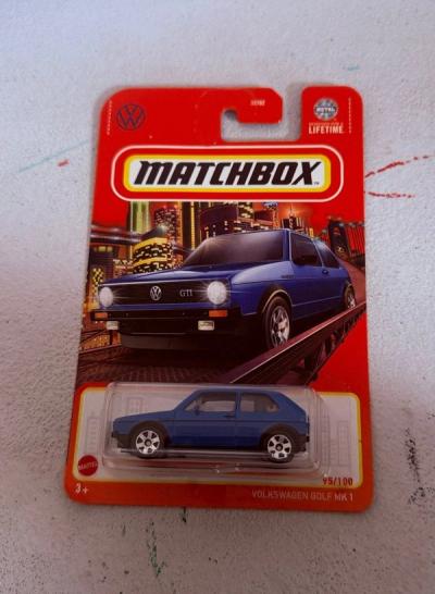 Matchbox Volkswagen Golf Mk 1 Azul 95/100