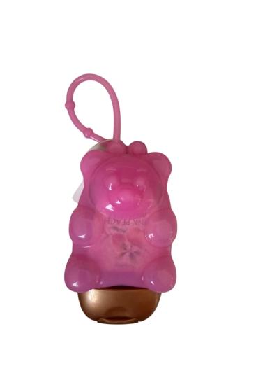 Porta Gel Antibacterial Bath and Body Works Oso Rosa
