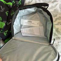 Mochila Minecraft Creeper y Pico