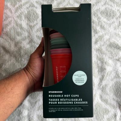 Starbucks Reusable Hot Cups - Color-Change Cups (Set de 6)